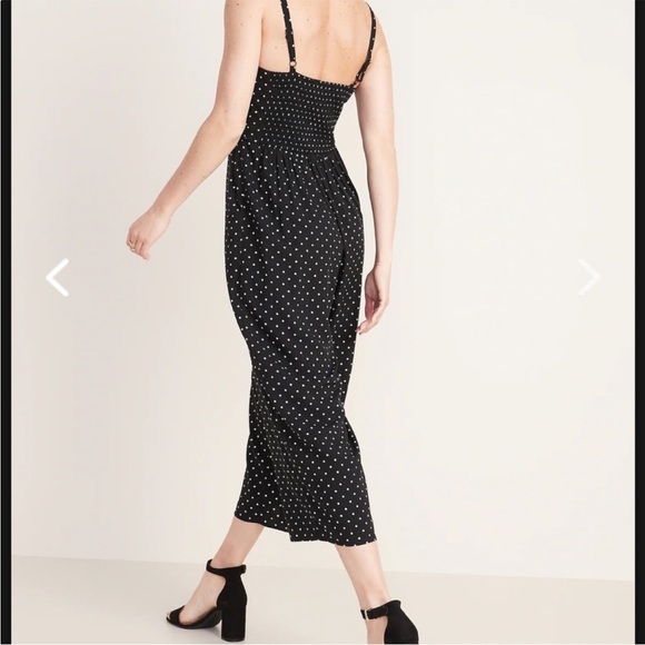 Polka dot square neck Jumpsuit - Picture 2 of 8